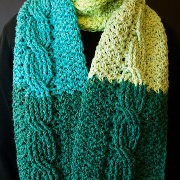 Cozy Cabled Scarf