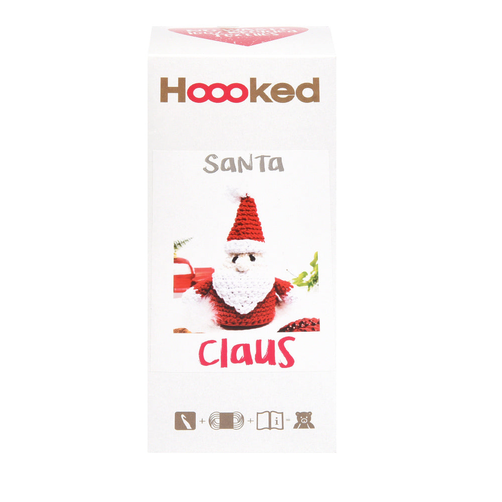 Hoooked DIY Crochet Kit Santa Claus Eco Barbante