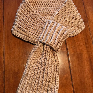 One step keyhole scarf