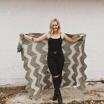 Zig Zag Chevron Afghan