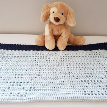 Puppy Dog Filet Blanket