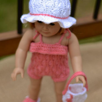 "Summer Waves" 18" Doll, 4 piece Set