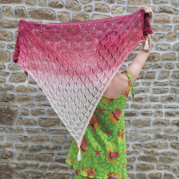 Autumn Falling Leaves Shawl