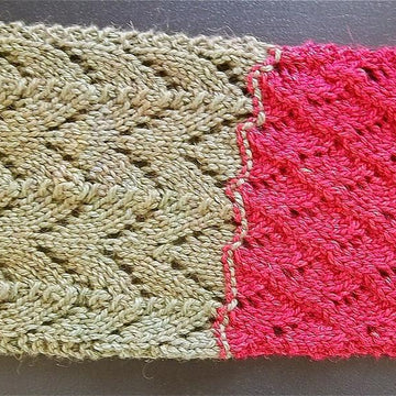 Stash Eater Sampler Scarf #2; Lace