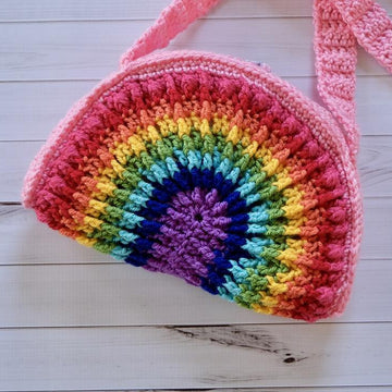 Rainbow Around My Shoulder Purse