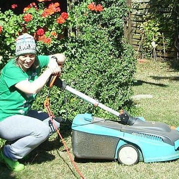 Mowing the lawn beanie