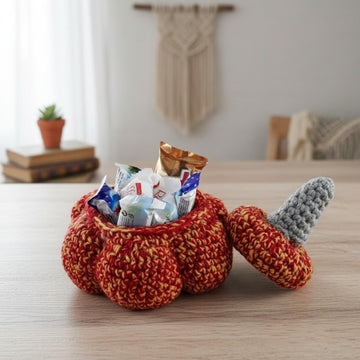 Crochet Pumpkin Box Pattern: Thanksgiving Decor (PDF Pattern)