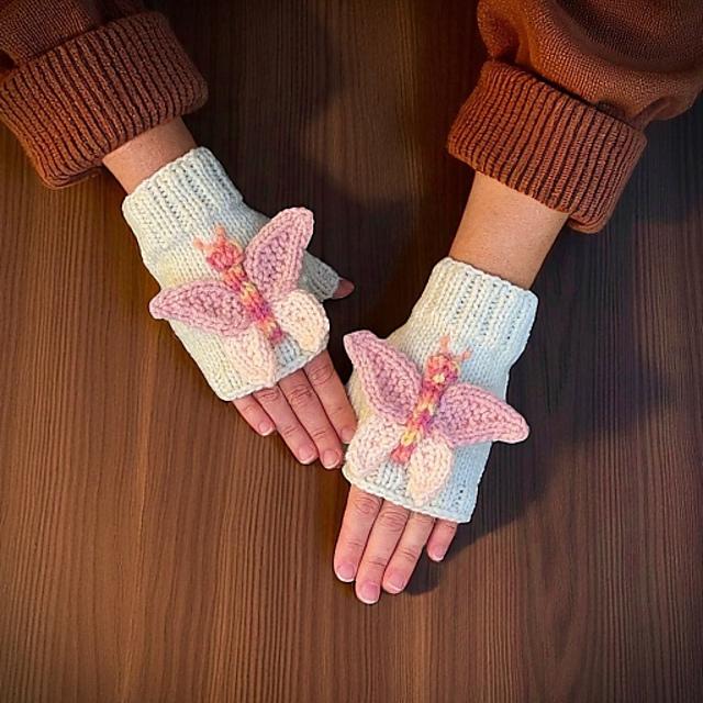 Butterfly Fingerless Gloves