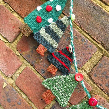 Christmas Tree Advent Garland