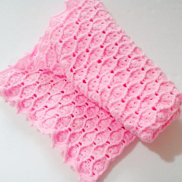 Waves diamonds baby blanket