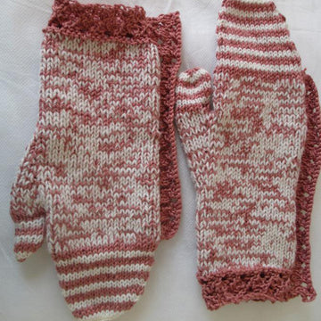 Lacy Edged Mittens