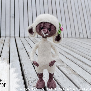 Crochet Pattern: Rosy the lamb toy
