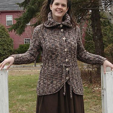 Beatrice Ribbed Tie Coat