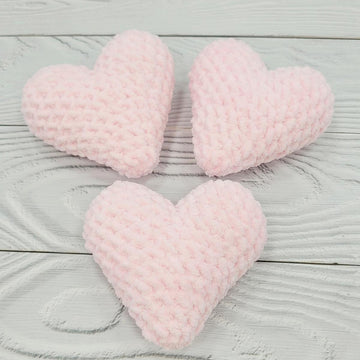 Heart Pink Plush
