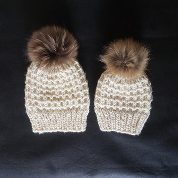 Crystal Snow Mommy & Me Beanie