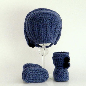 Baby Bonnet and Booties