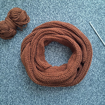 Crochet Ribbed Man Scarf Pattern