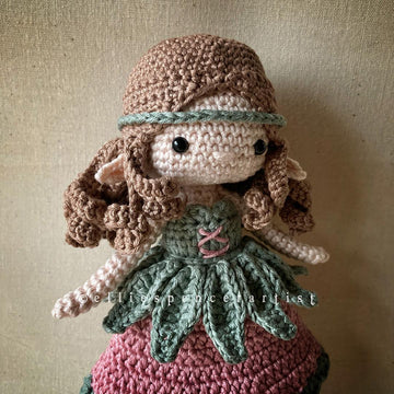 Willow the Woodland Pixie Fantasy Amigurumi Crochet Doll Pattern