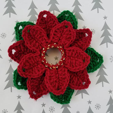 Upcycled Poinsettias