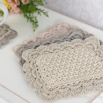 Quick and Easy Scalloped Mug Rug