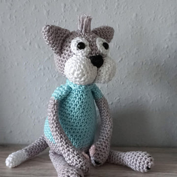 Amigurumi Häkelanleitung Katze Leo