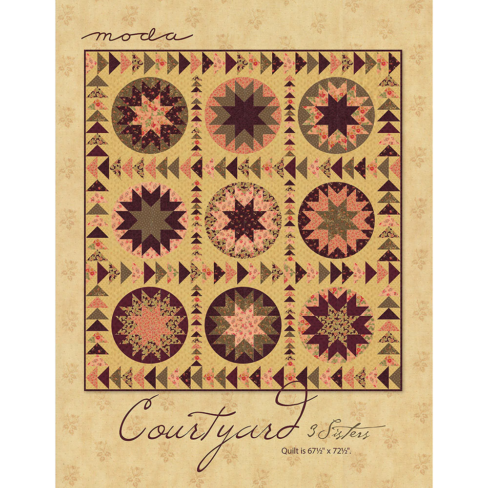 Moda Fabrics Courtyard Quilt - Downloadable PDF