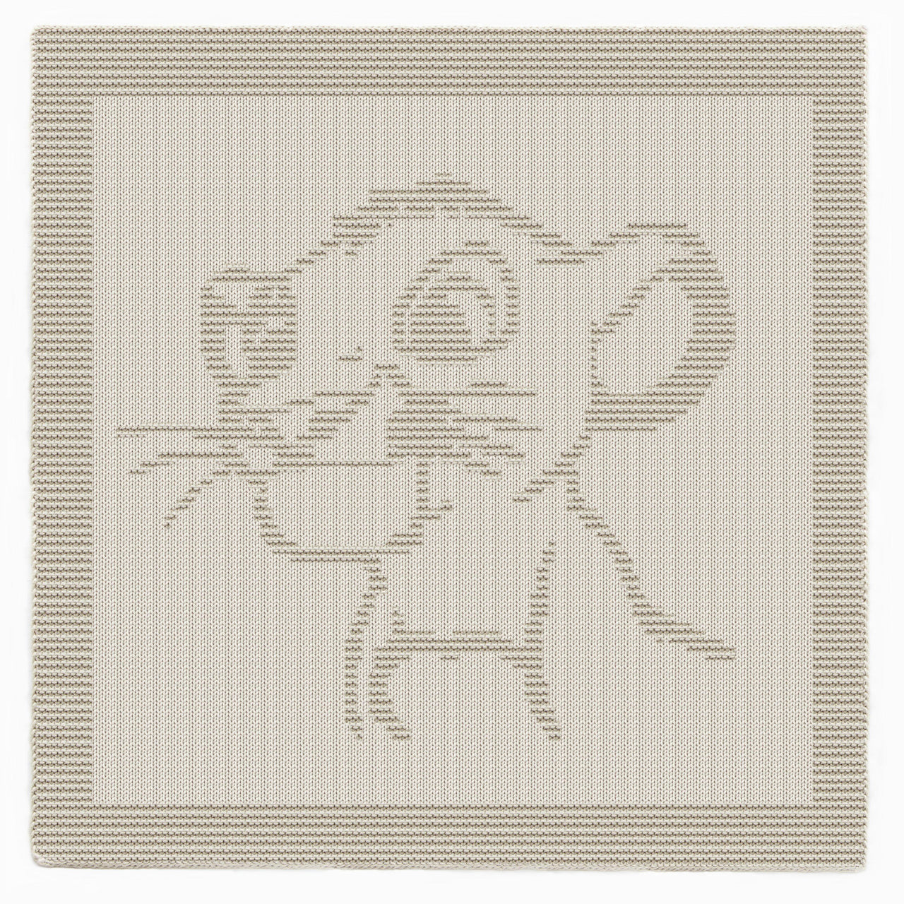 Simba blanket Knitting Pattern - Knit and Purl only