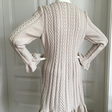 Lange Strickjacke für Damen Anael