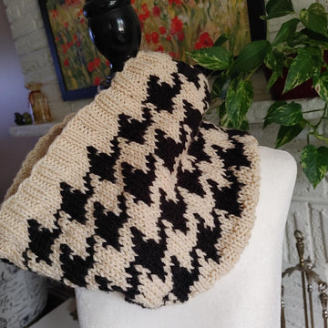 Luxe Houndstooth Cowl