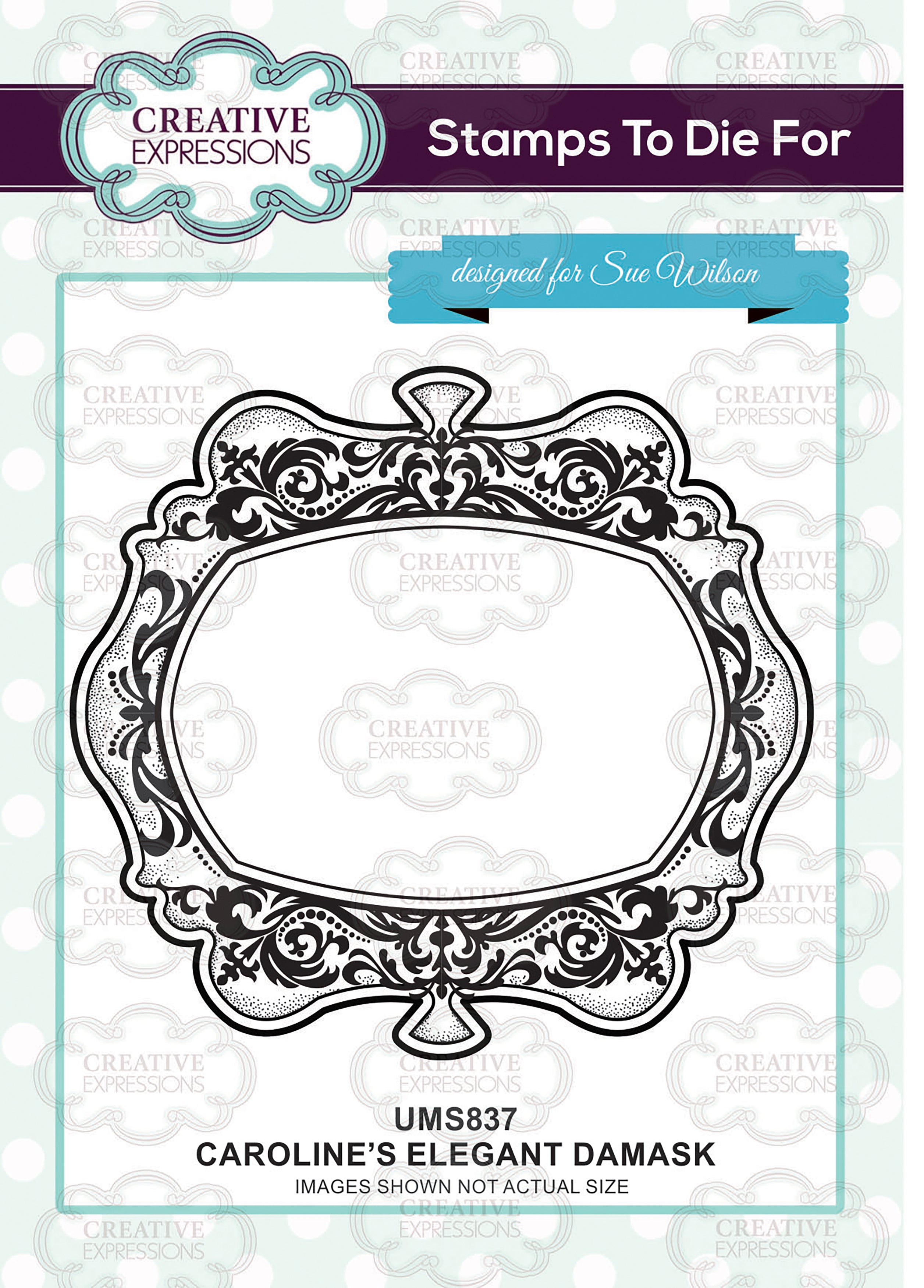 Creative Expressions Stamps To Die For By Sue Wilson - Elegant Damask