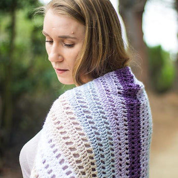 Diamond Scarf with Tassels