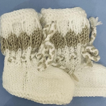 Bubble Pattern Matinee Jacket, Hat and Booties
