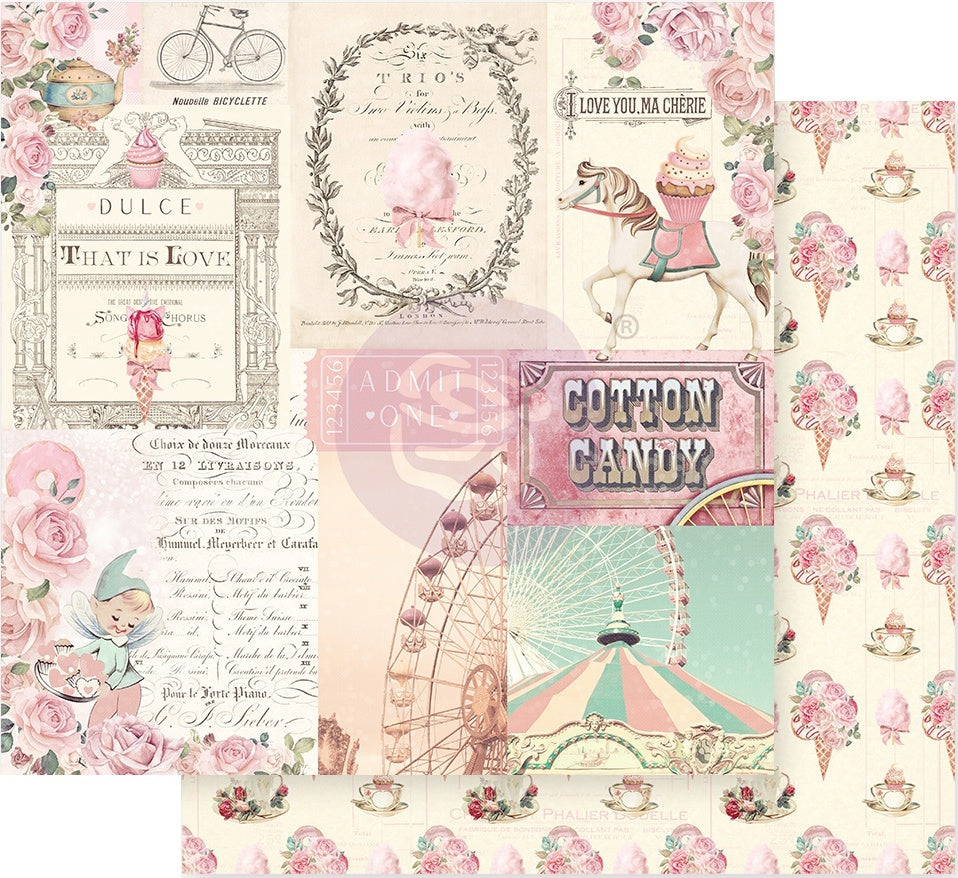Prima Marketing Dulce By Frank Garcia Double-Sided Cardstock 12"X12" 10/Pkg - Dulce Sueno
