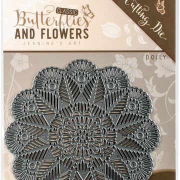Find It Trading Jeanine's Art Die - Doily, Butterflies & Flowers