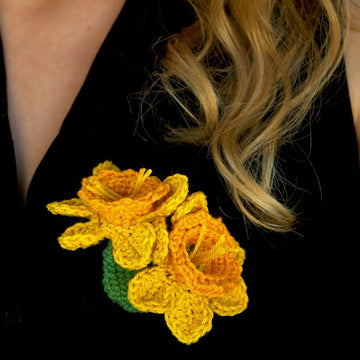 Daffodil Brooch