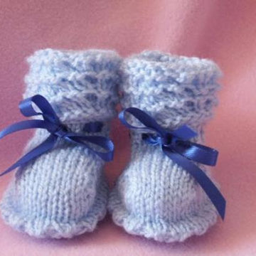 Wavy Top Booties and Lacy Top Mary janes 0-3mths