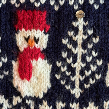 Snowy Midnight Christmas Stocking