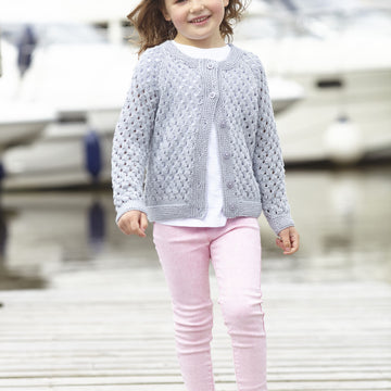 Cardigan and Sweater in King Cole Cottonsmooth DK - 5751 - Leaflet