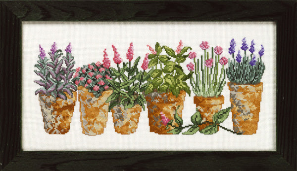 Permin Herbes Cross Stitch Kit - 33x17cm