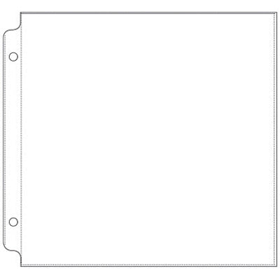 We R Memory Keepers We R Ring Photo Sleeves 8"X8" 25/Pkg - Full Page
