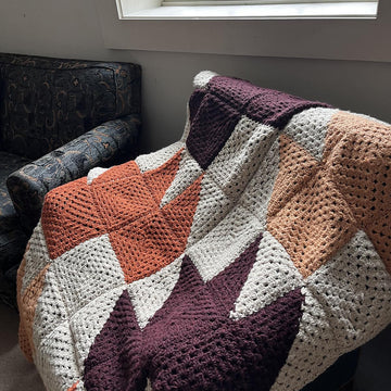 Maple Leaf Afghan