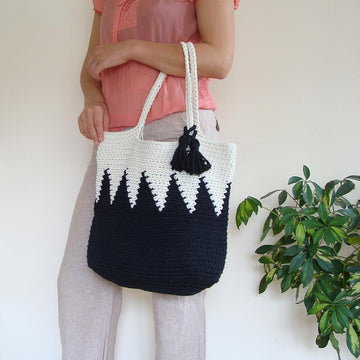 Large Geometric Tote