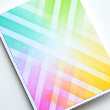 Memory Box Birch Press Designs Stencil 6"X6" - Bold Stripes