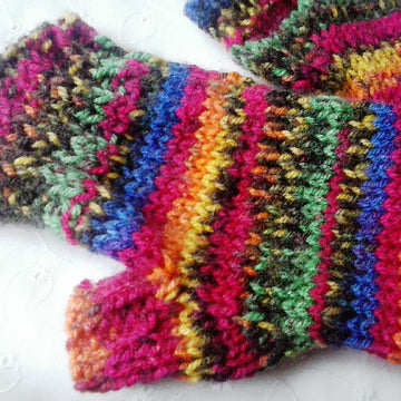 Circus Fingerless Mitts