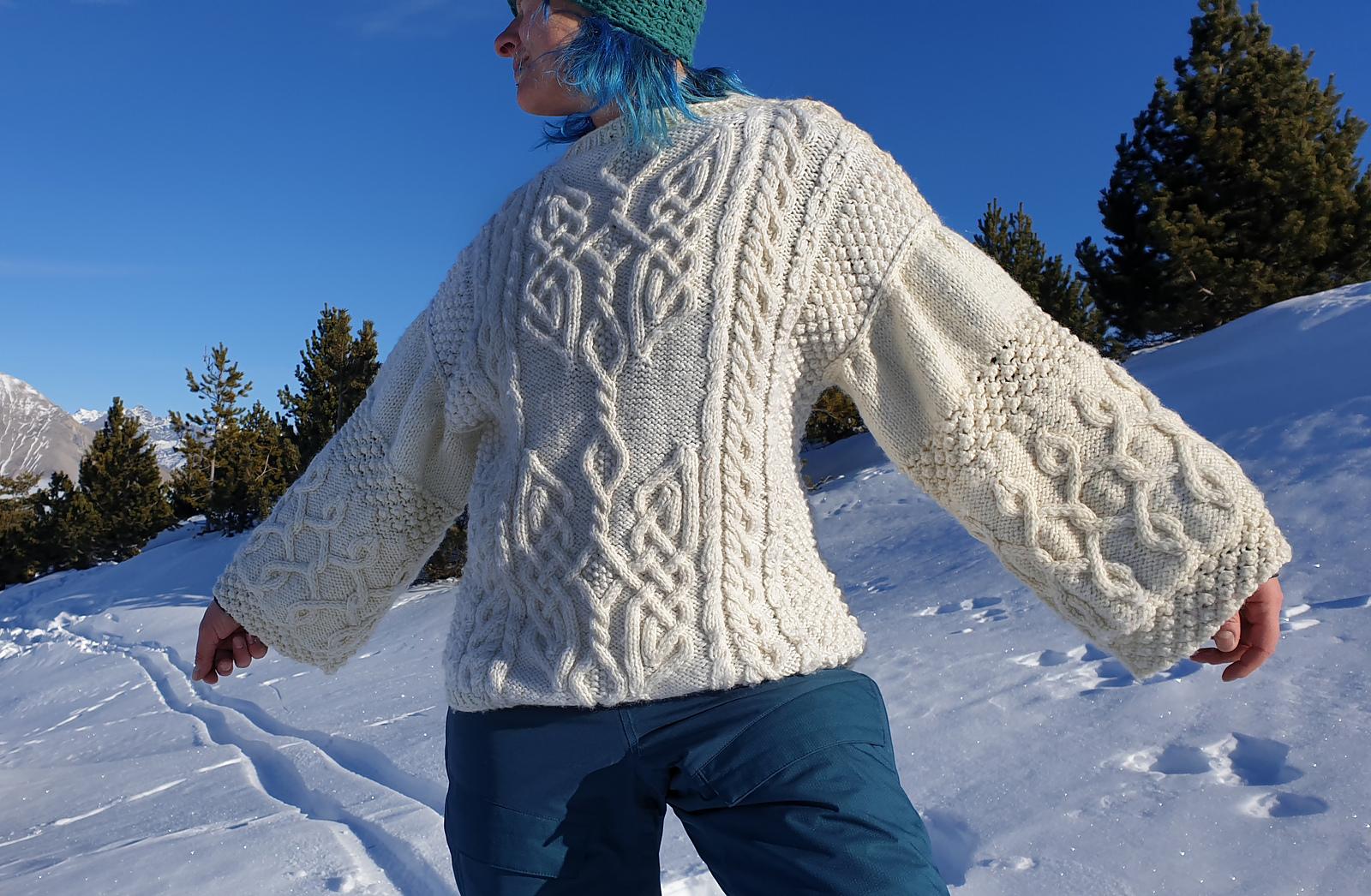 Snowstorm Irish Sweater
