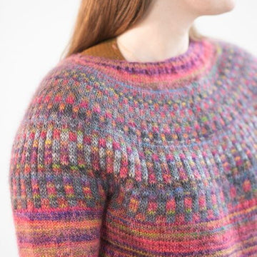 Canton Sweater in Berroco Tiramisu - Downloadable PDF