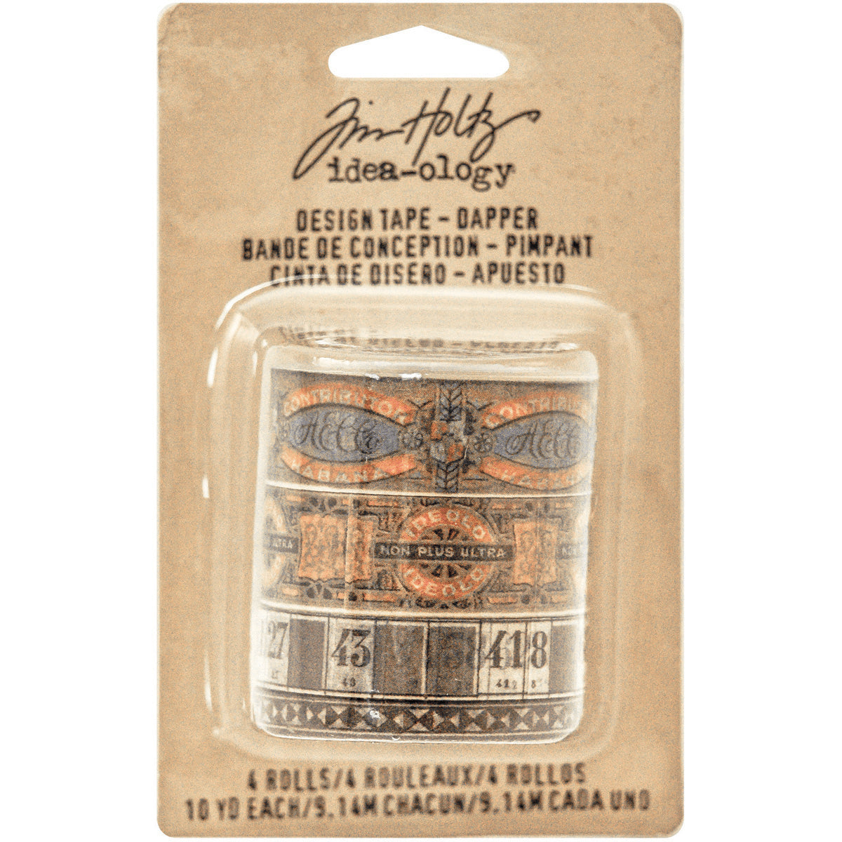 Advantus Idea-Ology Design Tape 4/Pkg - Dapper