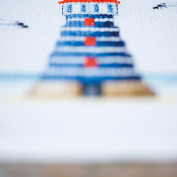 Vervaco Maritime Tablecloth Cross Stitch Kit - 80cm x 80cm