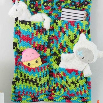 Pocket Wall Hanging in Red Heart Sweet Home - LM6440 - Downloadable PDF