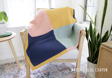 Square Color Block Blanket